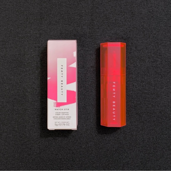 FENTY BEAUTY Strawberry Pop Match Stix Color Adaptive Dewy Gel Stick- NWT - Picture 1 of 4